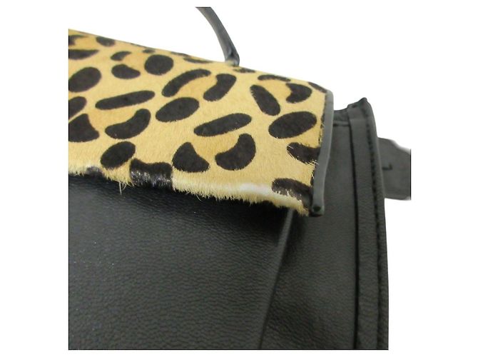 Autre Marque Potior Harako Leopard 2way Shoulder Bag Nero - vista 11