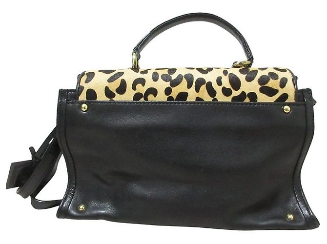 Autre Marque Potior Harako Leopard 2way Shoulder Bag Nero - vista 2