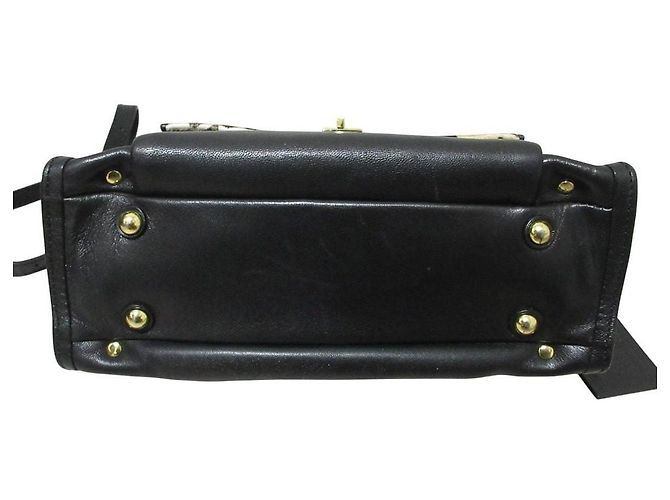 Autre Marque Potior Harako Leopard 2way Shoulder Bag Nero - vista 3