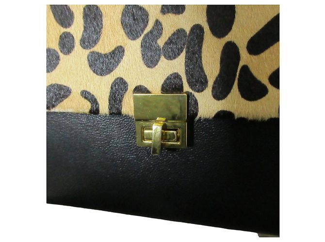 Autre Marque Potior Harako Leopard 2way Shoulder Bag Nero - vista 5