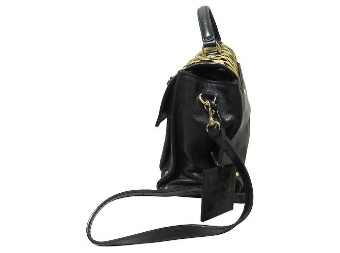 Autre Marque Potior Harako Leopard 2way Shoulder Bag Nero - vista 6