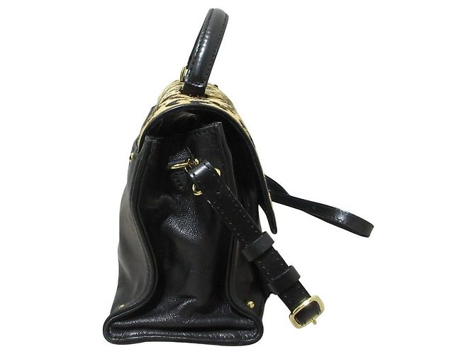 Autre Marque Potior Harako Leopard 2way Shoulder Bag Nero - vista 7