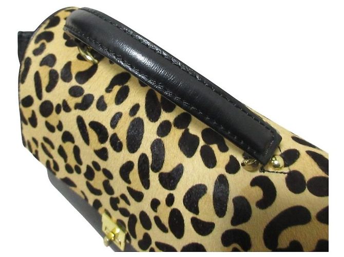 Autre Marque Potior Harako Leopard 2way Shoulder Bag Nero - vista 9
