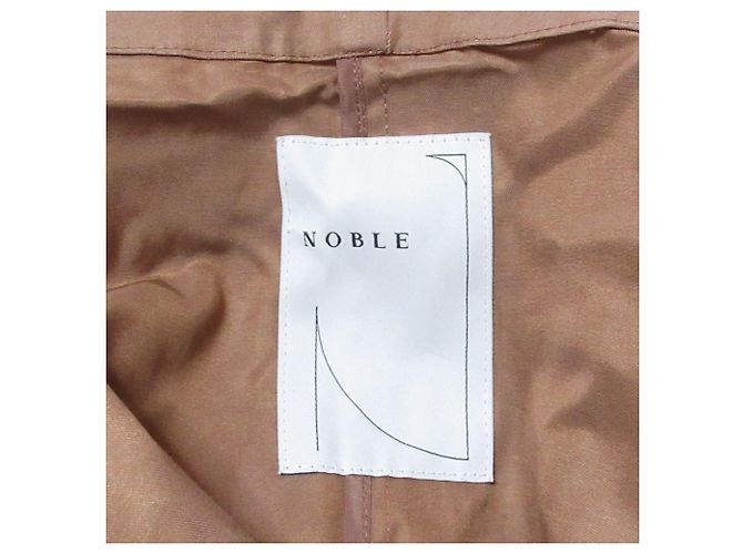 Autre Marque Manteau de printemps long à capuche et fronces NOBLE Rose - vue 10