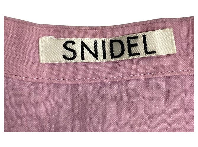 Autre Marque Abito lungo in ramia Snidel Rosa - vista 10