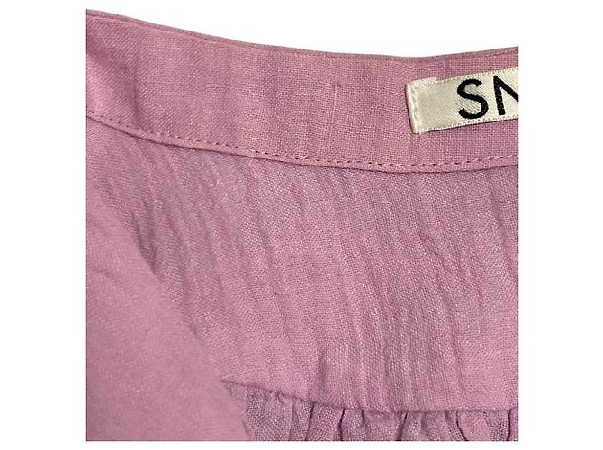 Autre Marque Abito lungo in ramia Snidel Rosa - vista 7