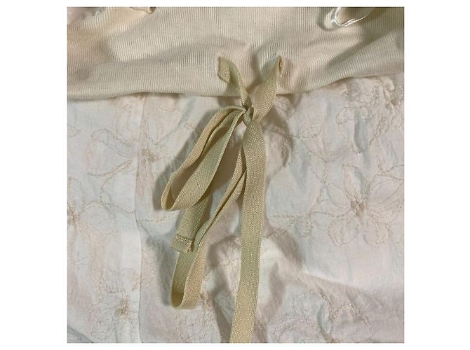 Autre Marque Ingeborg C Lawn Flower Embroidery Skirt White - view 4