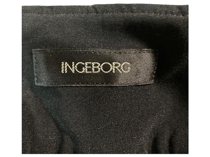 Autre Marque Gonna in pizzo floreale INGEBORG Nero - vista 4