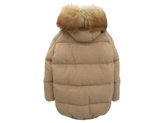 Chaqueta de plumón y lana Moncler MERGULE Beige - vista 3