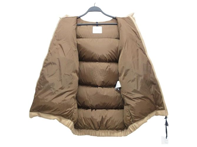 Chaqueta de plumón y lana Moncler MERGULE Beige - vista 5