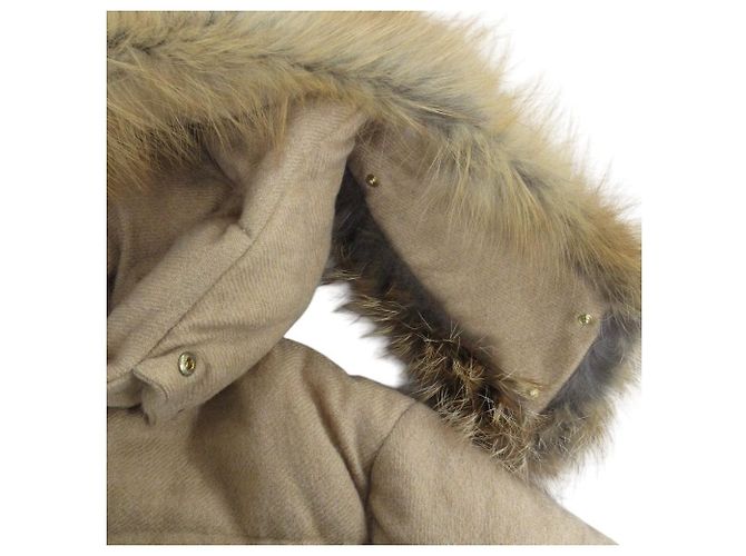 Chaqueta de plumón y lana Moncler MERGULE Beige - vista 6