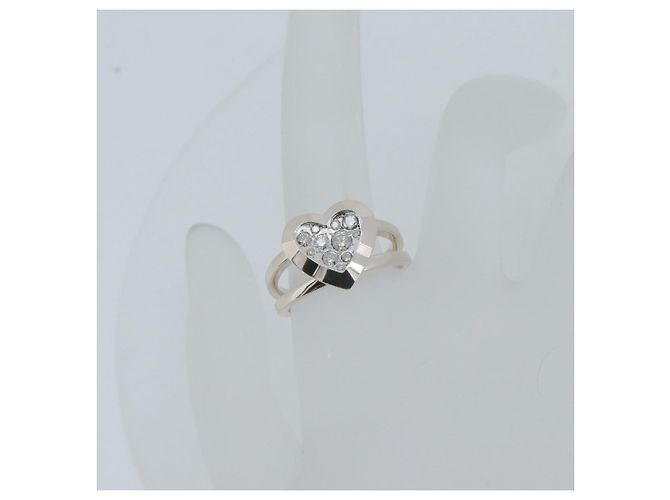 Autre Marque Anello Kashikey motivo cuore con diamante Au750 Marrone - vista 6