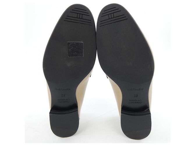Hermès Royal35 Sneaker aus Leder Schwarz Beige - Ansicht 4