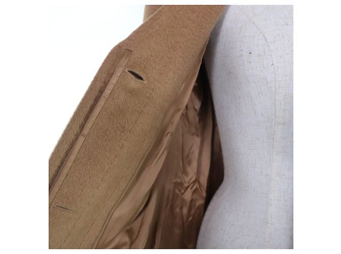 Casaco de pele de vison camel Max Mara Bege Camelo - vista 5