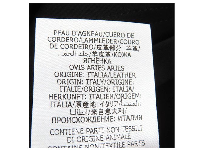 Pantaloni Gucci in rayon e lambskin Nero - vista 10