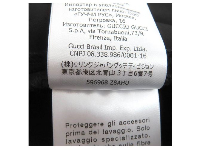 Pantaloni Gucci in rayon e lambskin Nero - vista 11