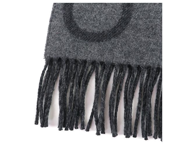 Sciarpa in cashmere Hermès Any Mall Marrone Nero - vista 6