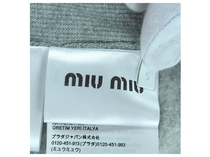 Miu Miu Sudadera de algodón MIUMIU Castaño - vista 7