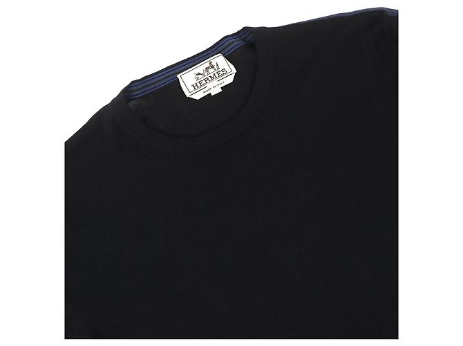 Hermès Top de Punto Negro de Lana XS - vista 3