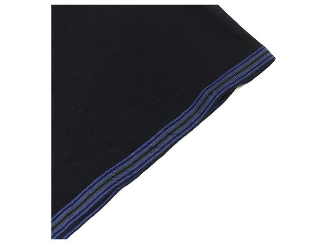 Hermès Top de Punto Negro de Lana XS - vista 4
