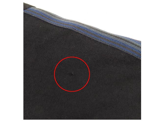 Hermès Top de Punto Negro de Lana XS - vista 9
