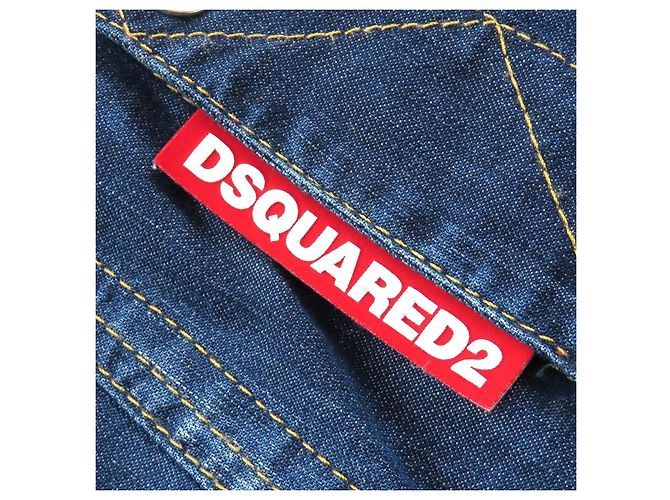 Macacão de ganga de algodão DSQUARED2 Azul - vista 6