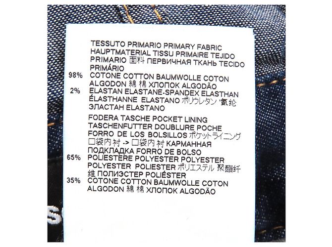 Macacão de ganga de algodão DSQUARED2 Azul - vista 9