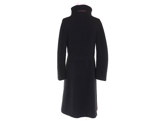 Autre Marque Cappotto in cashmere e pelle Brioni Marrone Marrone scuro - vista 3