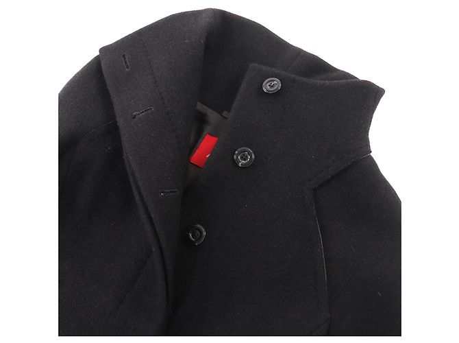 Autre Marque Cappotto in cashmere e pelle Brioni Marrone Marrone scuro - vista 5