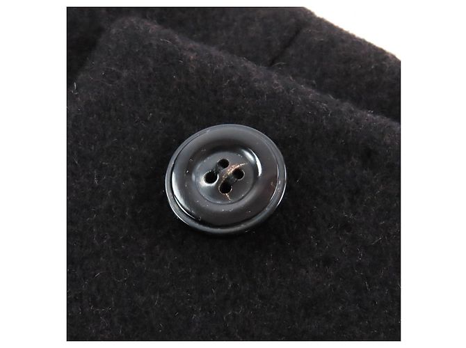 Autre Marque Cappotto in cashmere e pelle Brioni Marrone Marrone scuro - vista 7