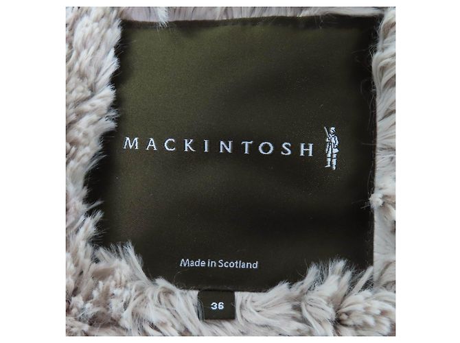 Cappotto in poliestere Mackintosh Beige - vista 7