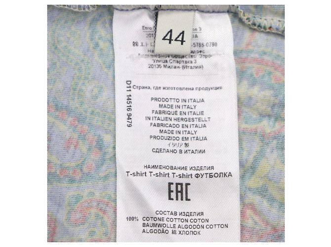 ETRO Baumwoll-T-Shirt Mehrfarben - Ansicht 6