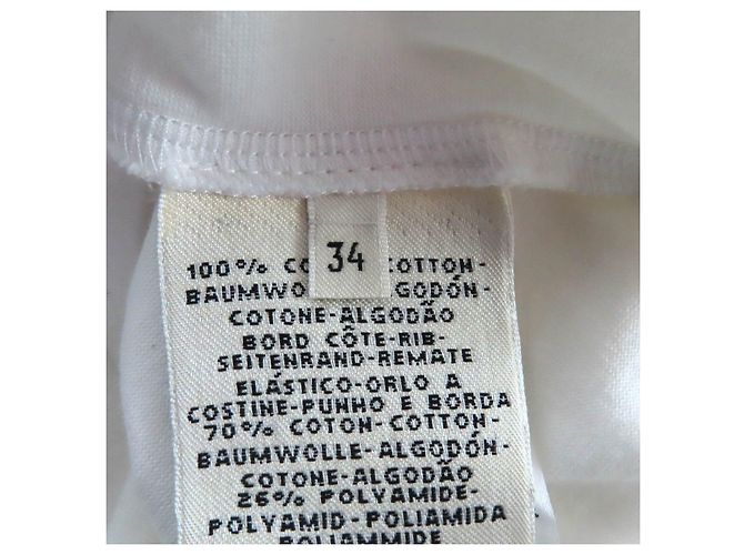 Hermès Peça única de algodão 34 Branco - vista 7