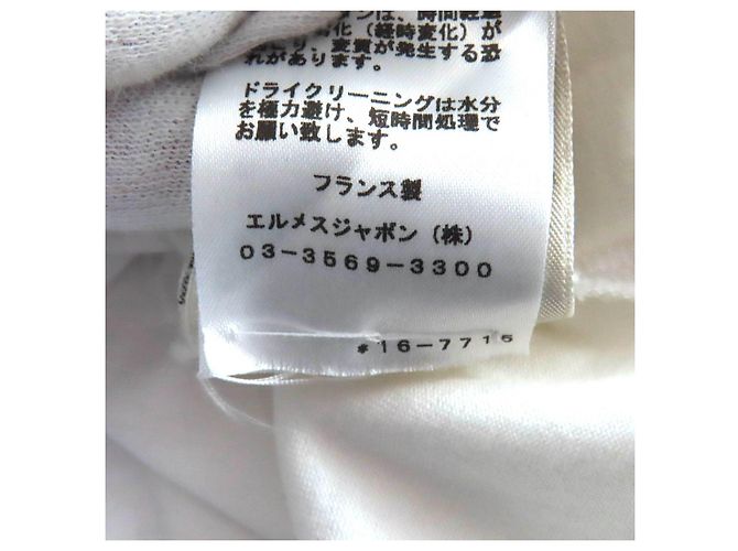 Hermès Peça única de algodão 34 Branco - vista 9