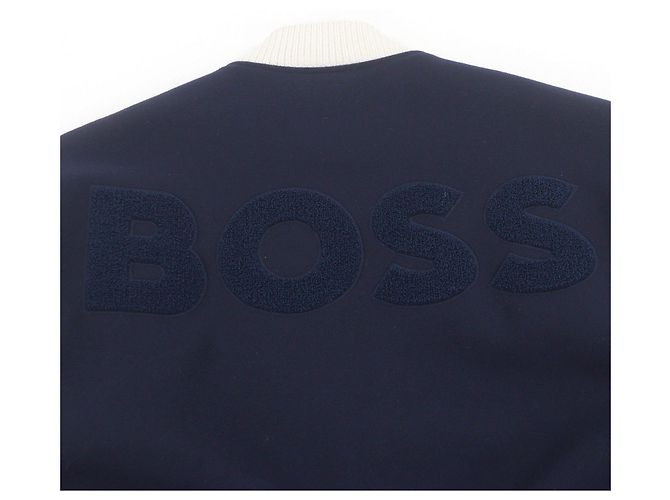 Hugo Boss Chaqueta Bomber de lana BOSS SHOHEI OHTANI Blanco Azul Azul marino - vista 5