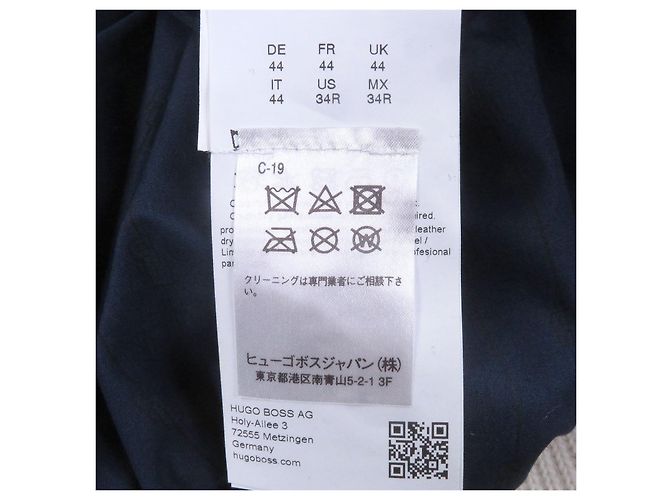 Hugo Boss Chaqueta Bomber de lana BOSS SHOHEI OHTANI Blanco Azul Azul marino - vista 9