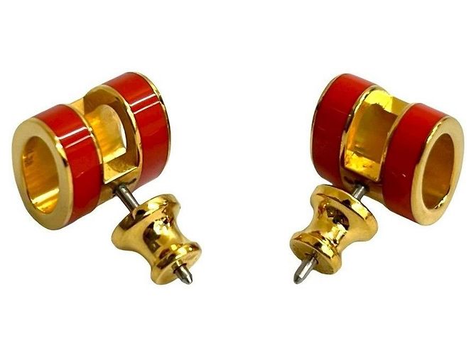 Hermès Orecchini Hermes Pop H Arancione - vista 6