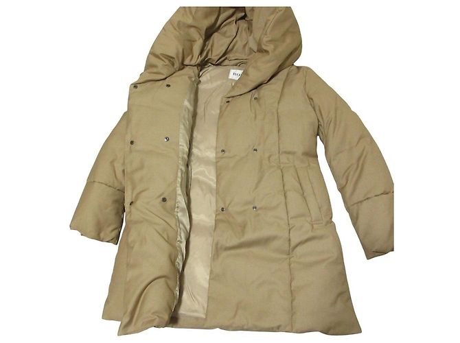 Autre Marque Cappotto piumino Rope marrone - vista 6