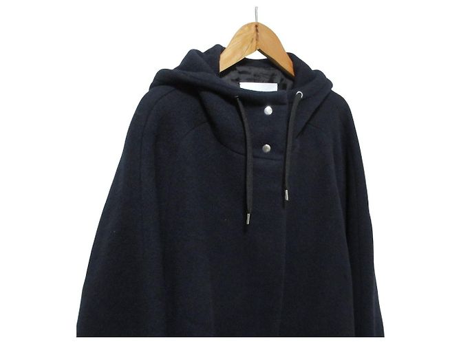 Autre Marque Abrigo con capucha de lana TOMORROWLAND Azul Azul marino - vista 3