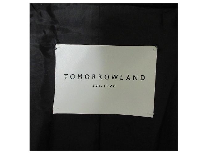 Autre Marque Abrigo con capucha de lana TOMORROWLAND Azul Azul marino - vista 6