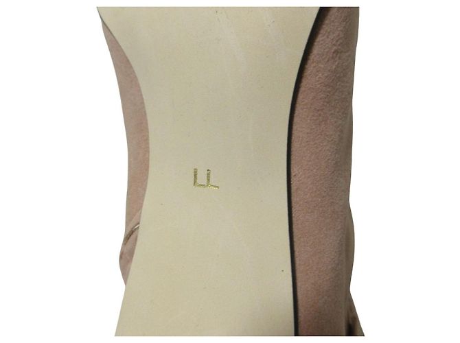Autre Marque Botas largas de gamuza Ingeborg Rosa - vista 7