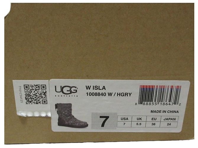 UGG ISLA Knit Short Boots Brown - view 9