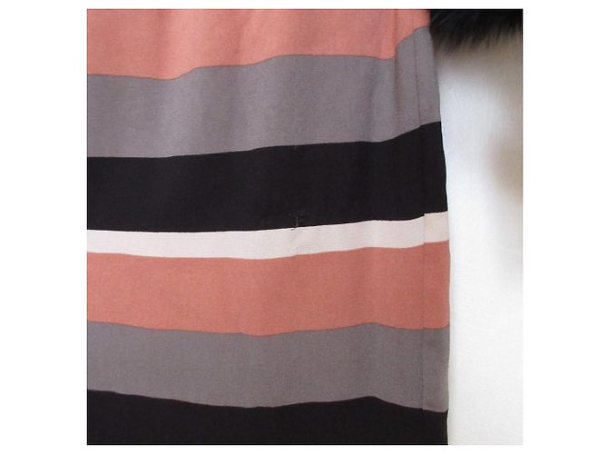 Autre Marque Vestido de pele com mangas bordadas GRACE CONTINENTAL Rosa - vista 10