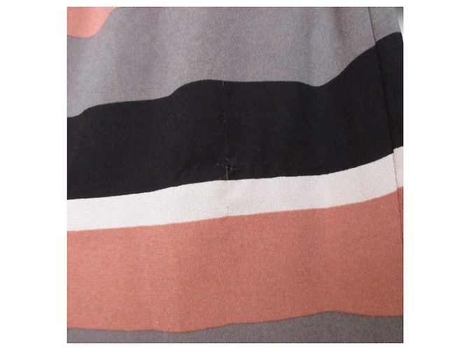 Autre Marque Vestido de pele com mangas bordadas GRACE CONTINENTAL Rosa - vista 11