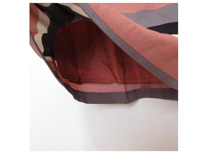 Autre Marque Vestido de pele com mangas bordadas GRACE CONTINENTAL Rosa - vista 12
