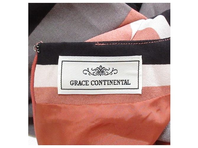 Autre Marque Vestido de pele com mangas bordadas GRACE CONTINENTAL Rosa - vista 17
