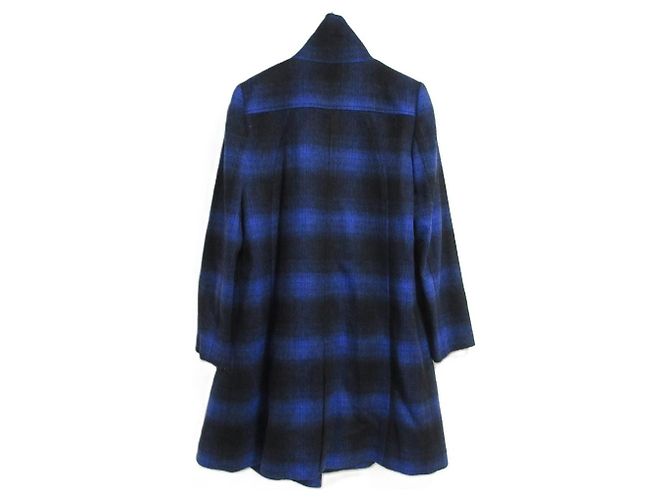 Paul Smith BLACK LABEL Wool Coat Blue - view 2