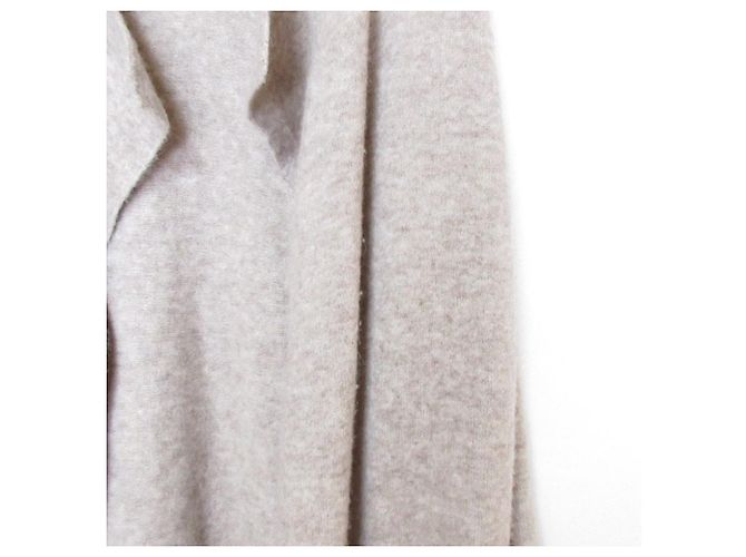 Abrigo vestido de punto mezcla de alpaca Theory Beige - vista 7
