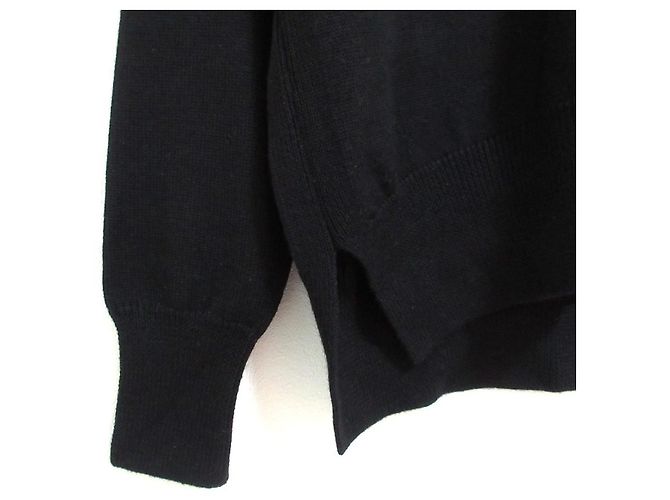 Autre Marque Jersey de punto de lana Rene Negro - vista 4