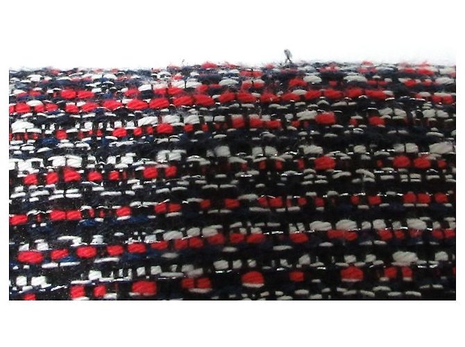Autre Marque Gonna in tweed Rene French Fabric Rosso - vista 16
